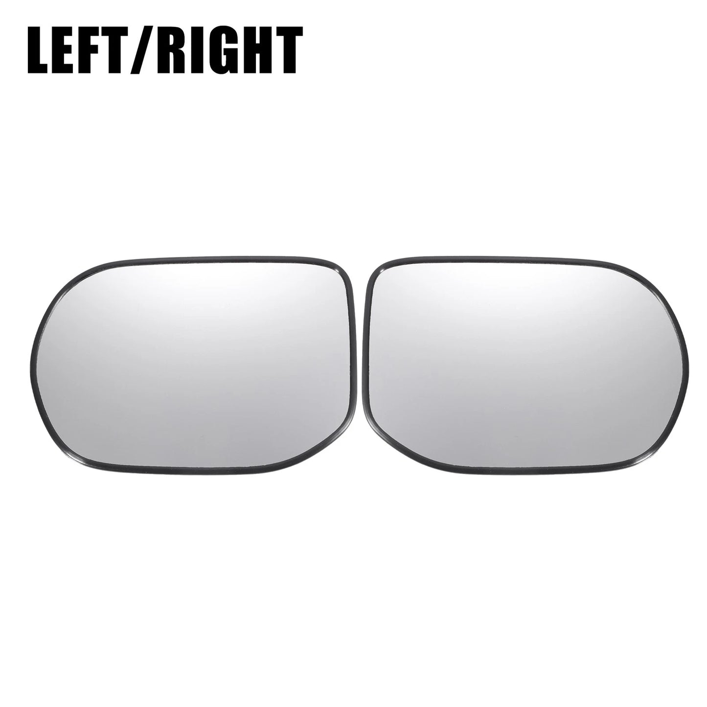 Left Right White Mirror Glass w/ Back Non-heated for Honda Civic (2006-2011)