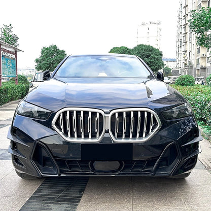 4 x Front Bumper Side Fin Canards Splitter for BMW X6 (2023–2025)