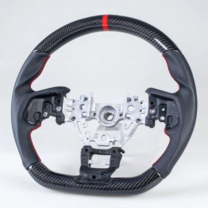 Black Carbon Steering Wheel for Subaru WRX 2nd Gen VB Sedan (2022-2024)