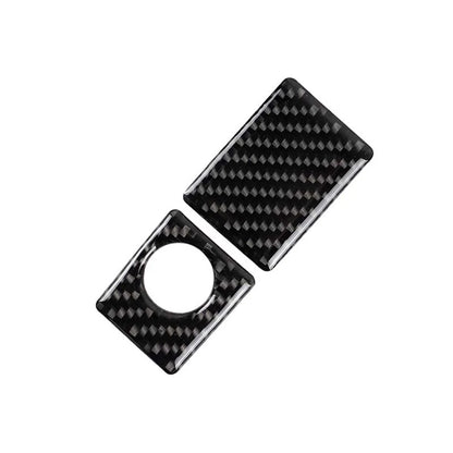 Carbon Fiber Dashboard Storage Box Switch Lock Trim Fit For Lexus IS250 IS300