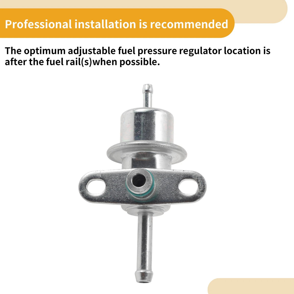 Fuel Pressure Regulator Metal 20-70 Psi for Suzuki Sidekick (1989-1995)