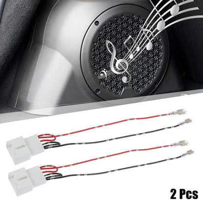 2 x Car Speaker Connector Wire Harness Adapter for Mazda & Ford