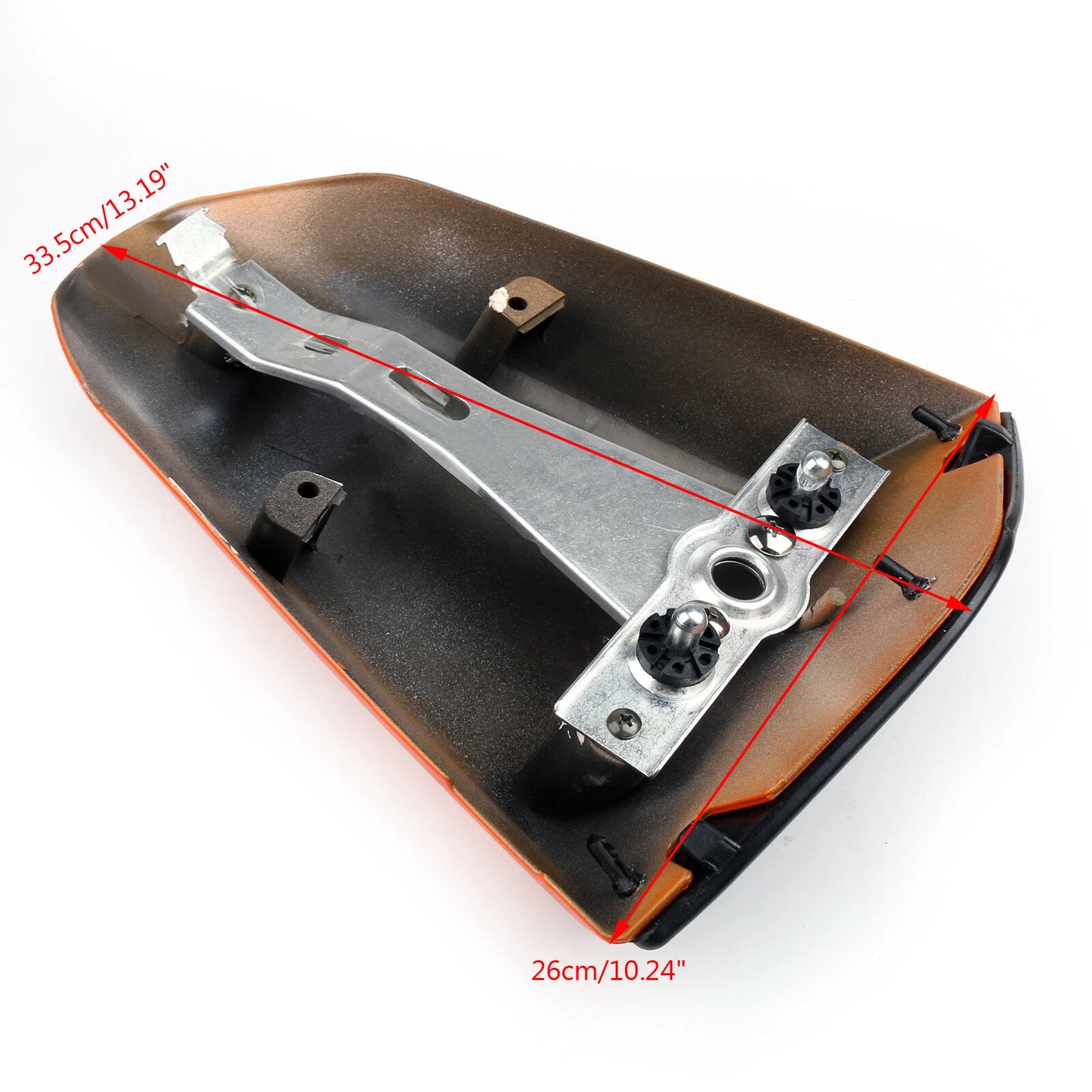 Rear Seat Cover for Kawasaki ZX10R (2008-2010) - Orange