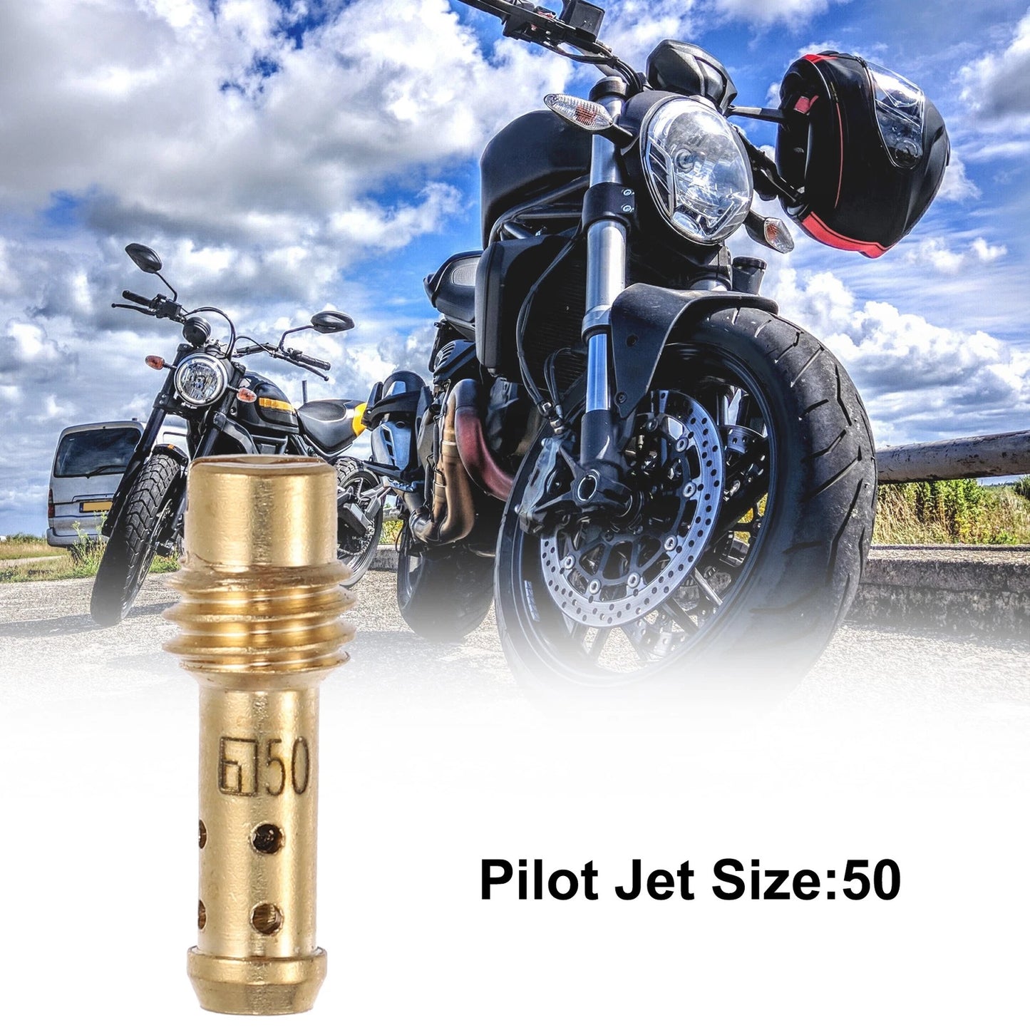 Jet / 50 / Slow Pilot Jet for Motorcycle VM 18