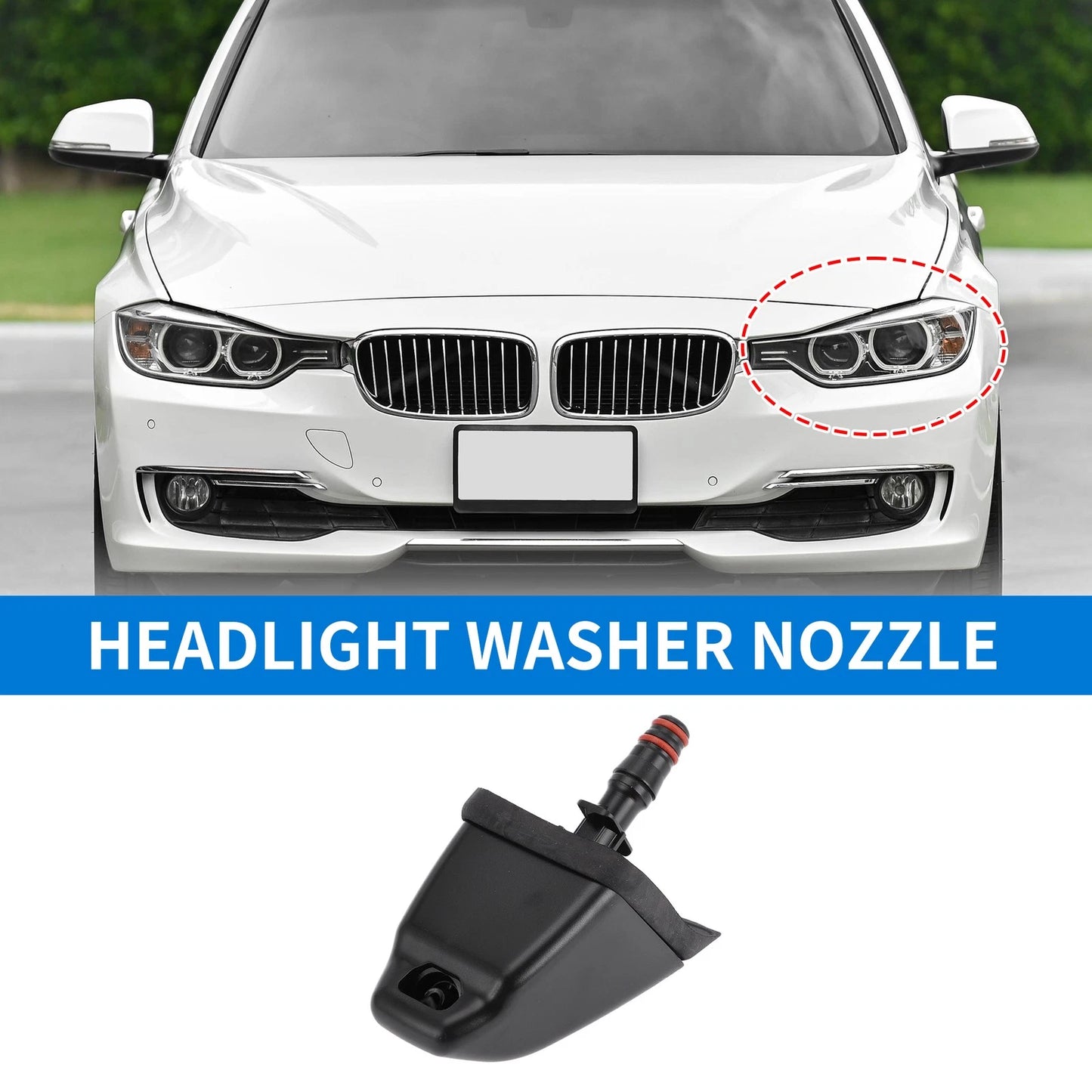 Driver Side Headlight Washer Nozzle for Honda CR-V (2005-2006)