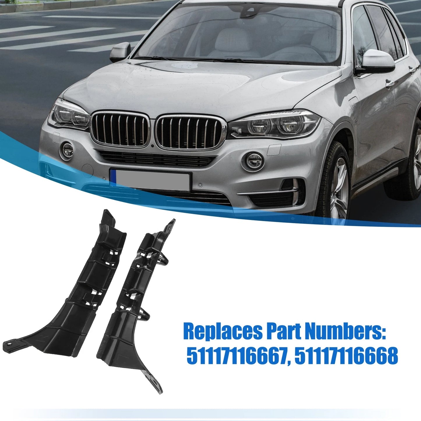 Front Bumper Mounting Support Brackets for BMW (2012-2019)