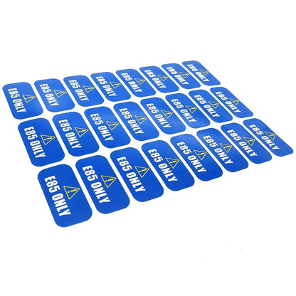 E85 Sticker Die Cut Decal Self Adhesive Vinyl for Clean Energy (24 Pcs)