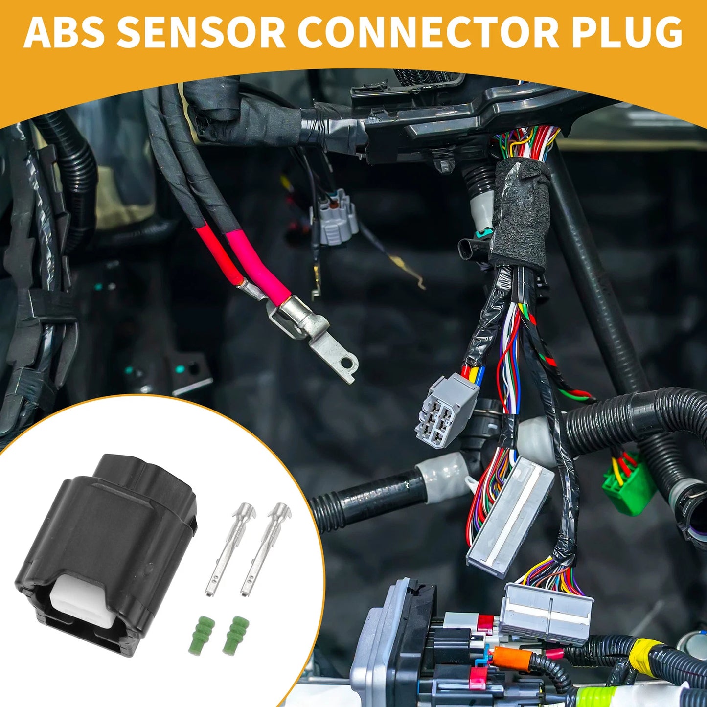 Pin ABS Sensor Connector Plug for Nissan