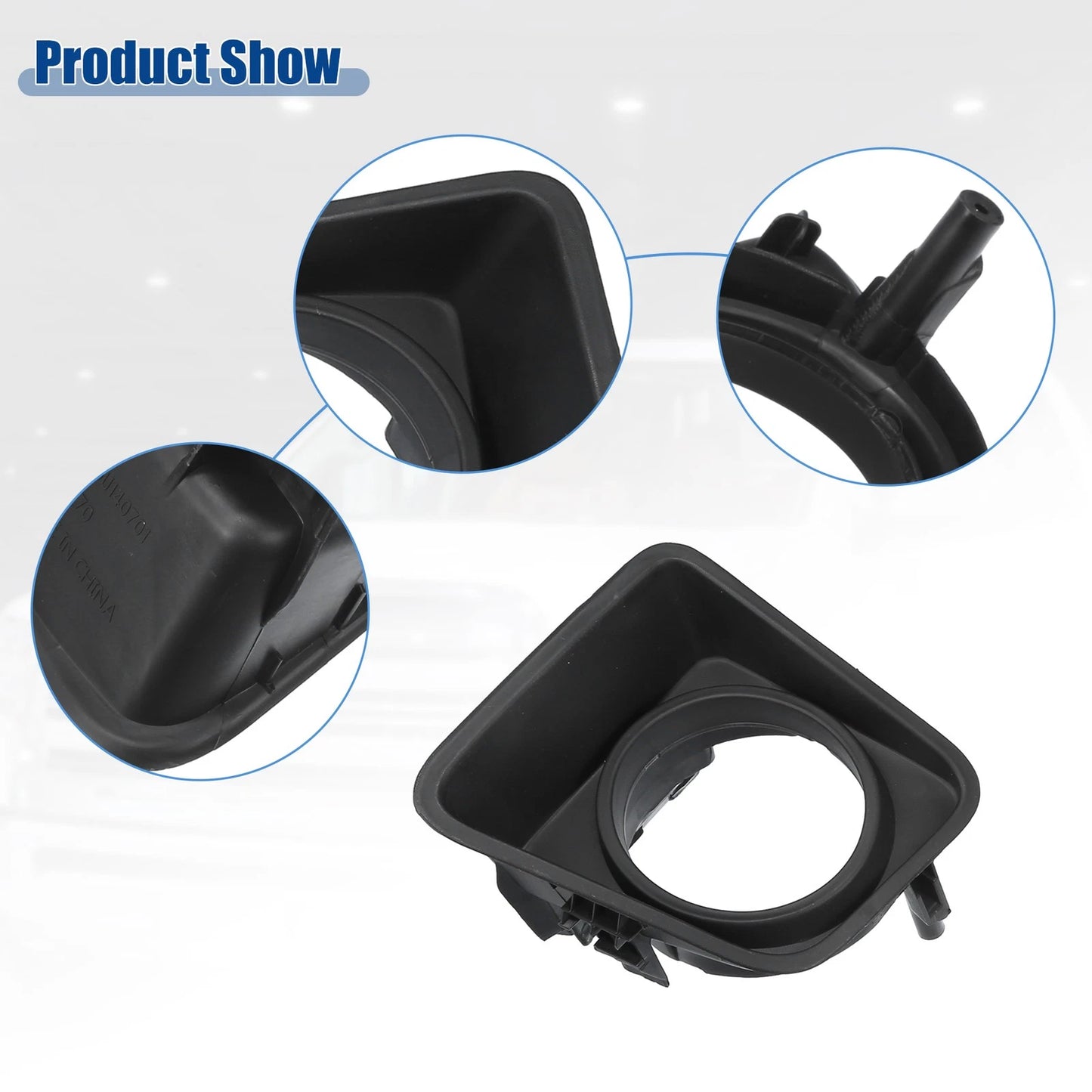 1 Pair Front Fog Light Grille Cover Trims Frame for Toyota