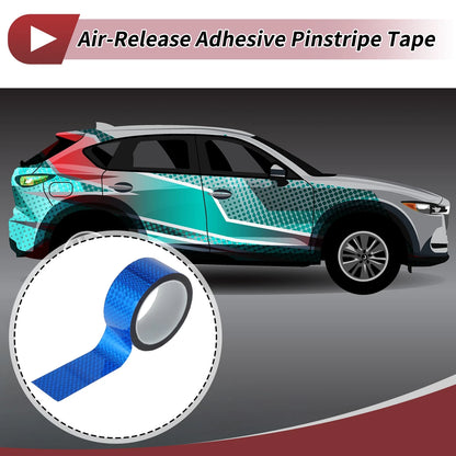 Pinstripe Tape 45mmx50m Laser Blue for Car, Motorcycle and Boat 1 Pcs