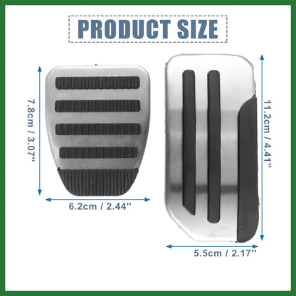 3 x Accelerator & Brake Pedal Covers for Nissan Leaf (2011-2023)