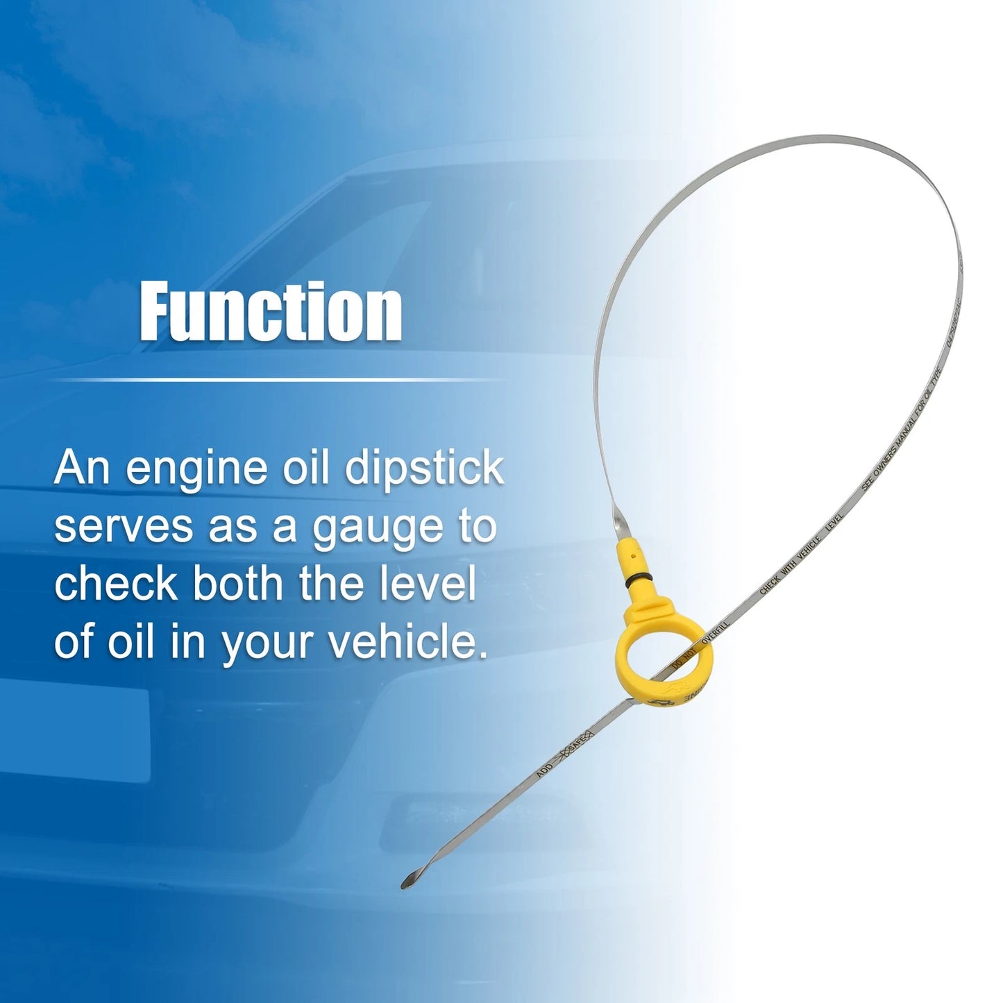 Engine Oil Dipstick Dodge Charger R/T 5.7L V8 (2006-2006)