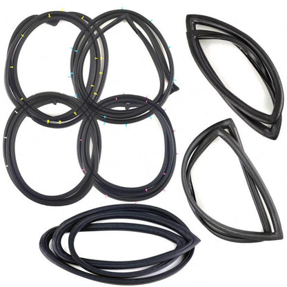 Windshield Rubber F+R Door Rubber 7PCS Fits Nissan Patrol Safari Y60 1987-97 D05