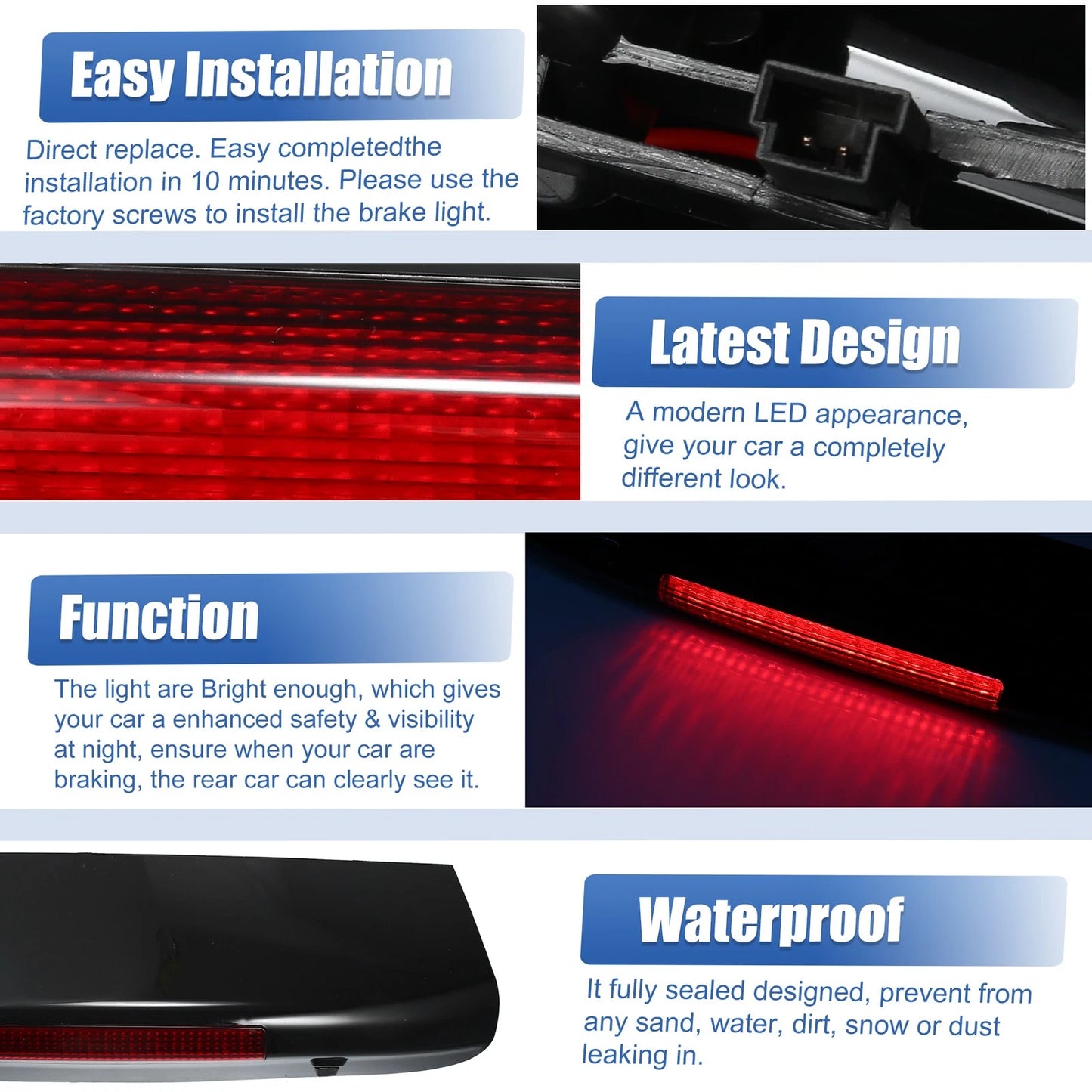 Third Brake Light for Land Rover 2006-2009 (LR029623, LR072856, XFG000062)