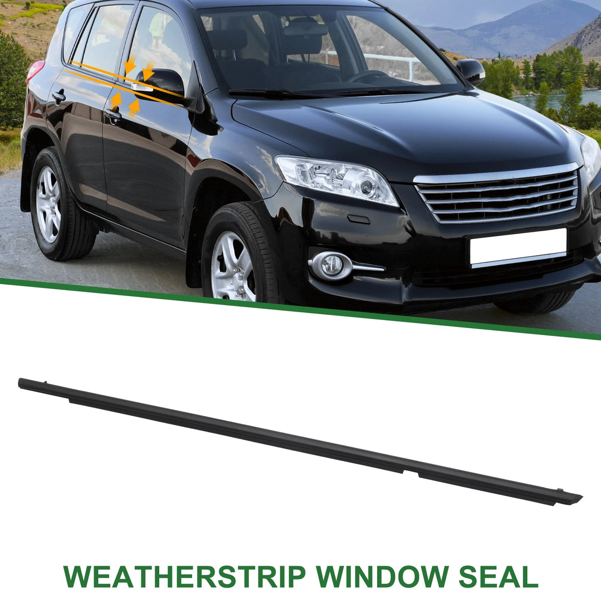 Rear Right Weatherstrip Window Seal for Toyota Rav4 (2020)