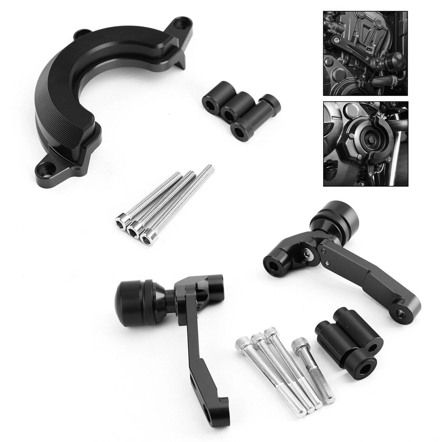 Crash Pad Engine Protection for Honda CB650R (2019-2021) - Black