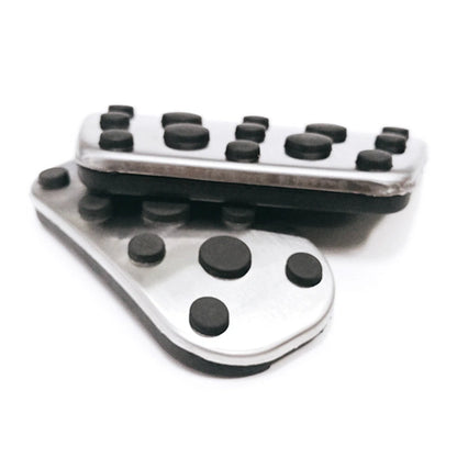 Stainless Steel Brake Gas Pedal Covers for Toyota Land Cruiser Prado (10-22)