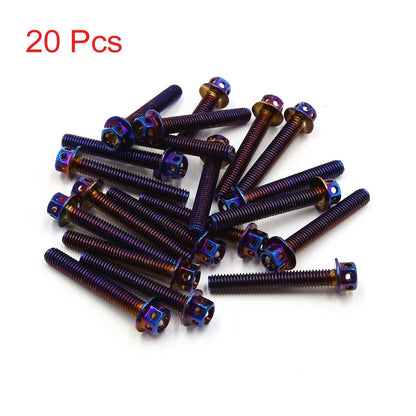 20 x Hexagon Bolts M6x40mm for Motorcycle