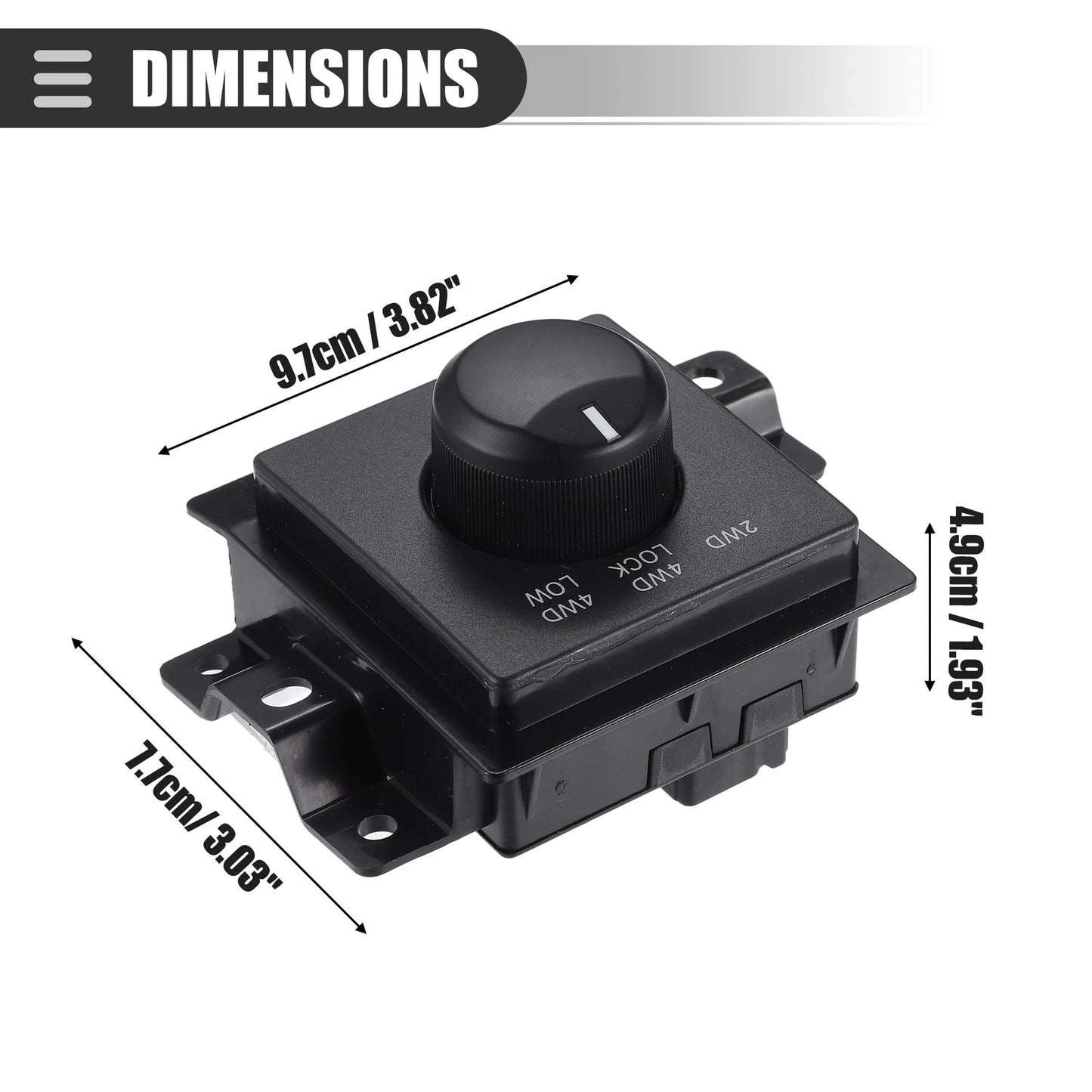 Four Wheel Drive Selector Switch for Dodge Dakota (2005 - 2010)