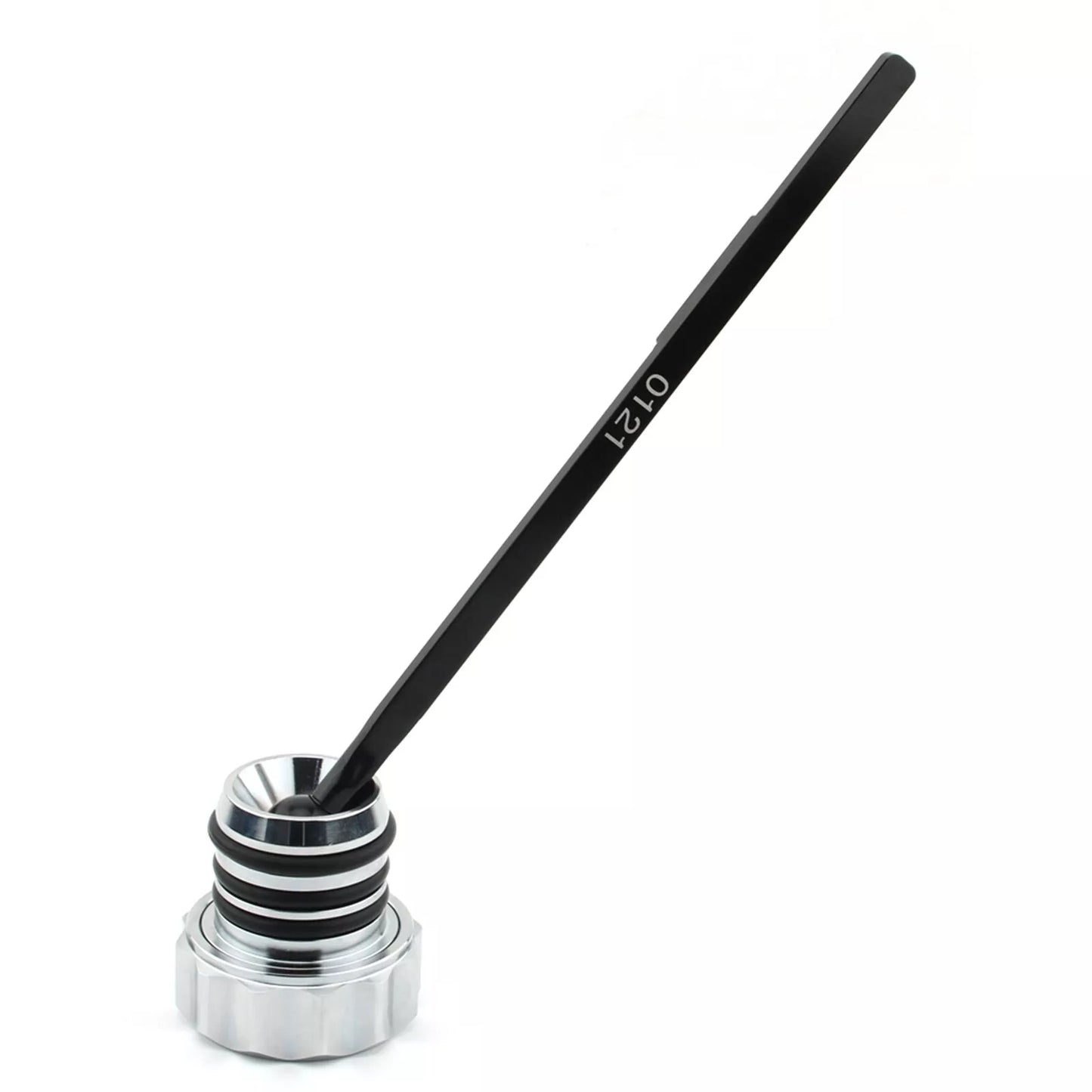 1pc Chrome Oil Tank Dipstick for Harley-Davidson Road King (2000-2003)