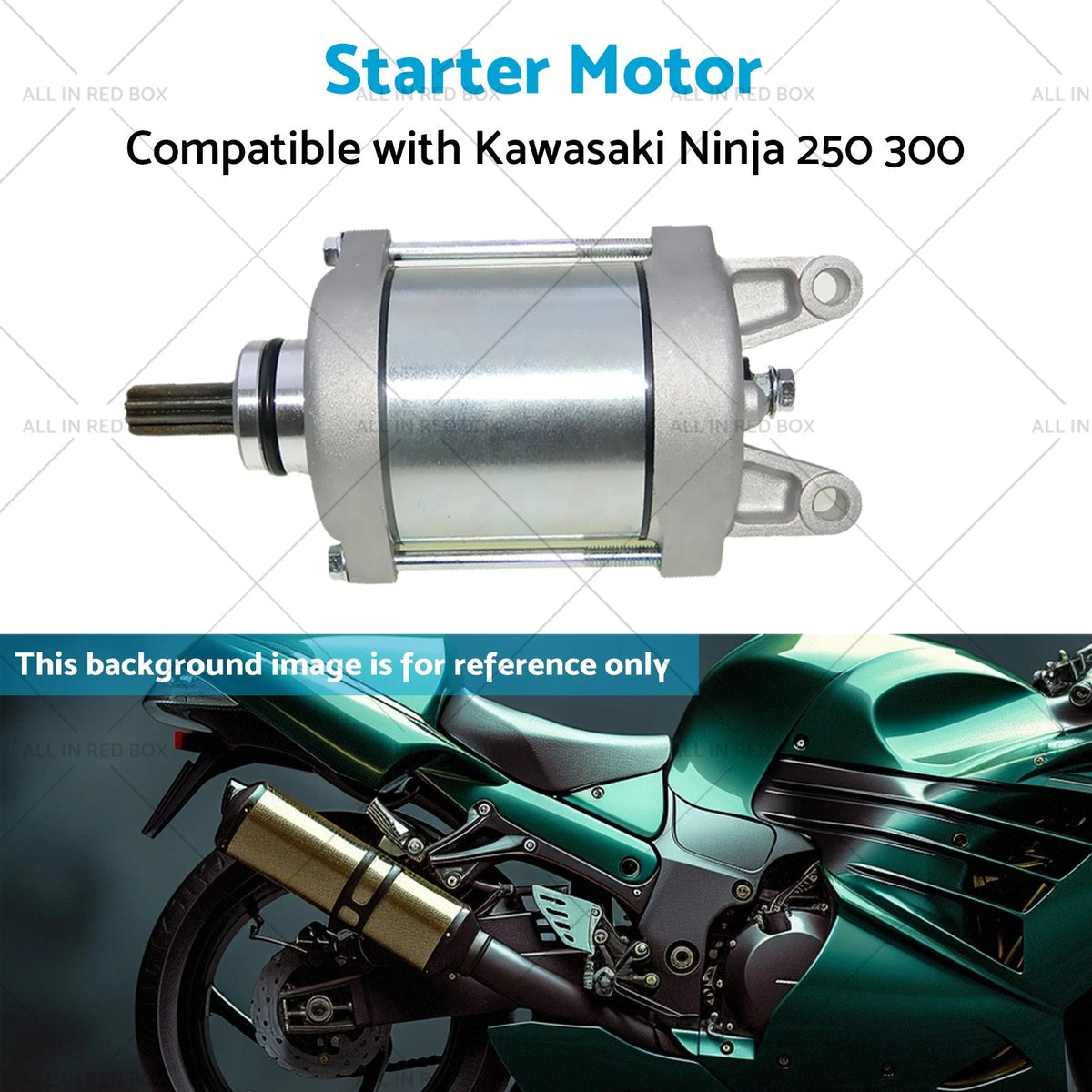 Starter Motor for Kawasaki Ninja 250 300 Versys-X 250 (2013-2020)