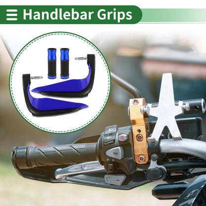 Hand Grips Cover Kit / Hand Grips Blue Aluminum Alloy for Motorcycle
