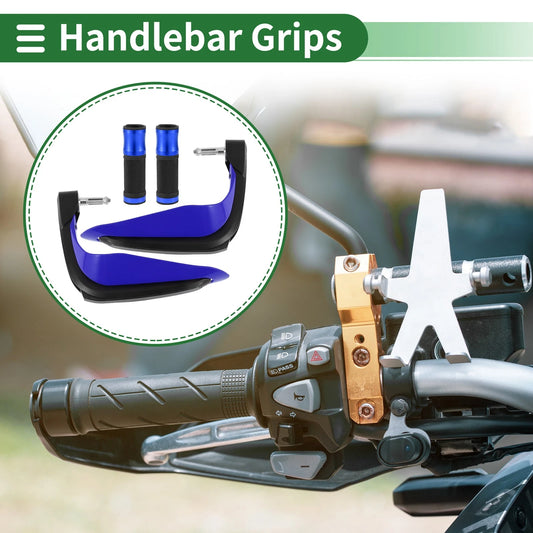 Hand Grips Cover Kit / Hand Grips Blue Aluminum Alloy for Motorcycle
