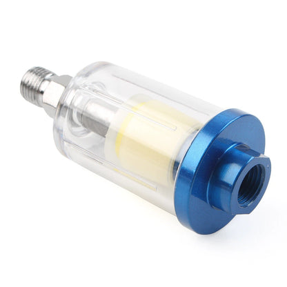 Inline Air Oil Water Filter Trap for Compressor Spray Paint Gun - Aluminum