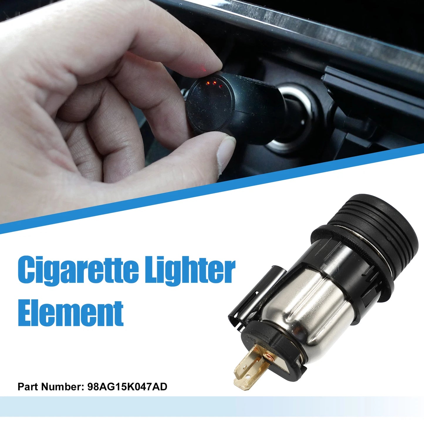 Cigarette Lighter Element Assembly for Ford Focus (1998-Present)