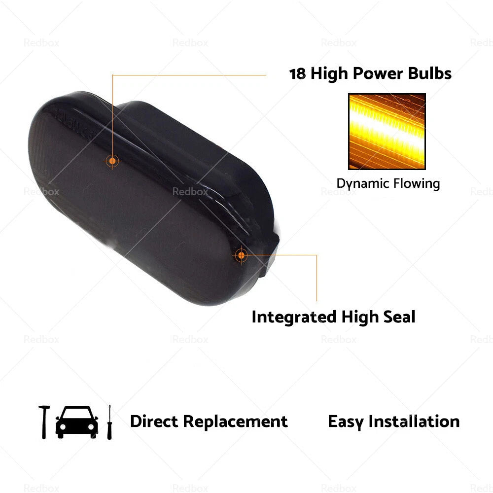 LED Dynamic Side Marker Lights for VW Golf MK4 (1998-2006)