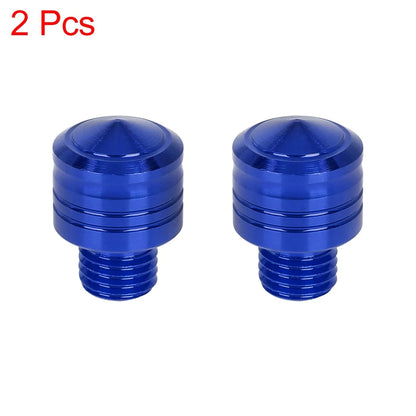 2pcs 10mm Blue Mirror Hole Plugs for Motorbike Motorcycle