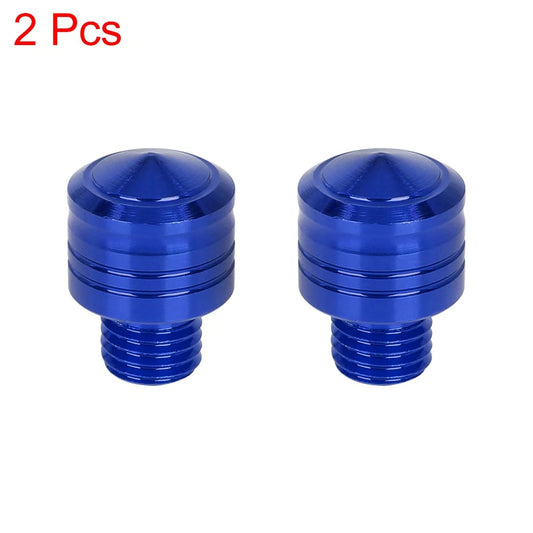 2pcs 10mm Blue Mirror Hole Plugs for Motorbike Motorcycle
