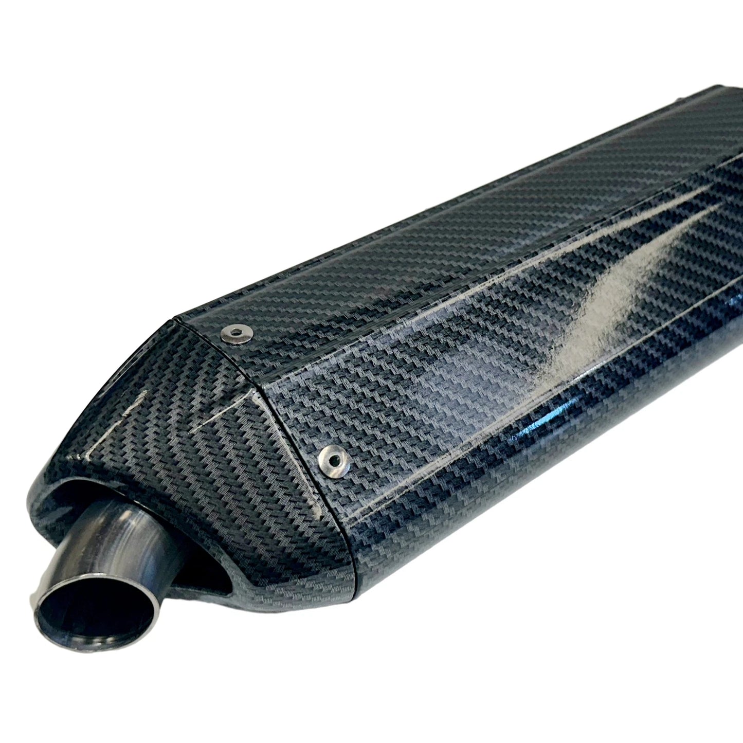 Carbon Fibre Look Exhaust Muffler for 200cc 250cc 300cc PIT Trail Dirt Bike