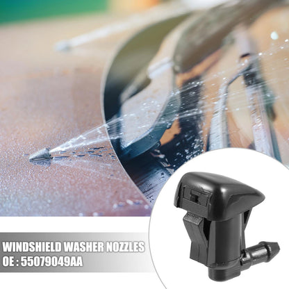 2 x Front Windshield Wiper Nozzles for Jeep Grand Cherokee (2005-2010)