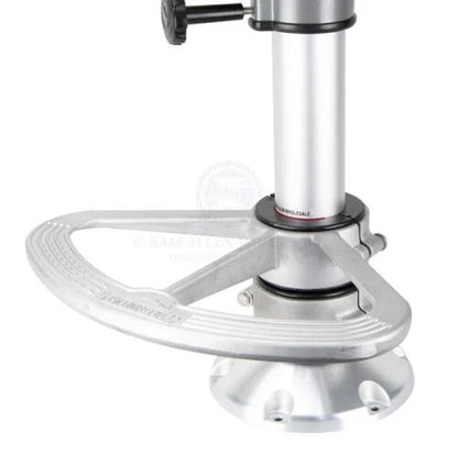 Boat Pedestal Footrest for Tube Post 72.6mm Heavy-Duty Cast Aluminium