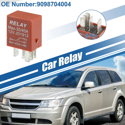 5 x Solenoid Relay for Toyota Echo (2000–2000)