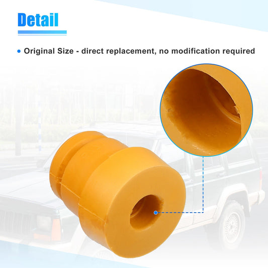 2 x 2.6 Inch Front Suspension Bump Stops for BMW (2010-2016) Rubber Orange