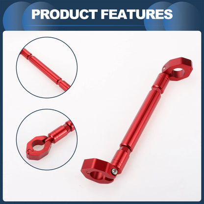 Cross Bar, Handlebars 31cm/12.20in Motorcycle Handlebar Red
