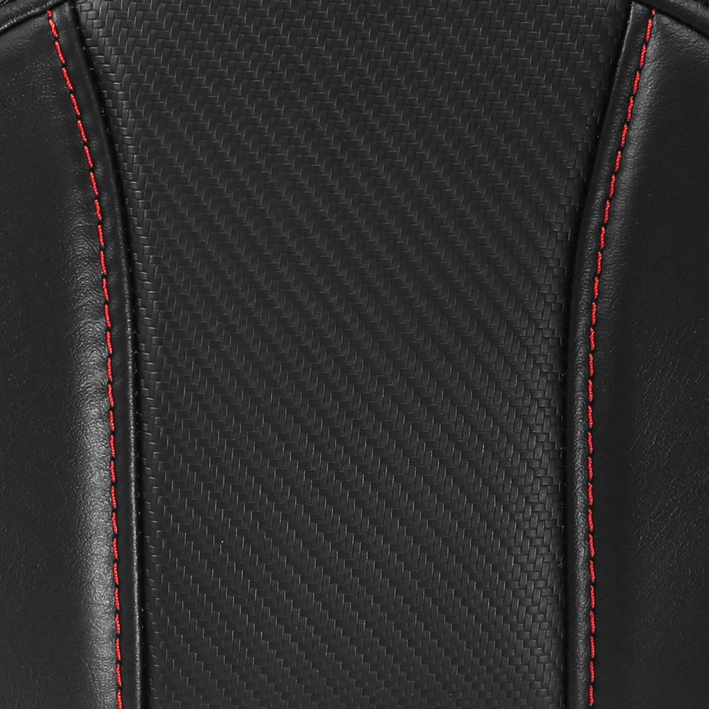 Black Front Rider Backrest for Harley Touring Road King Glide (2009-2023)