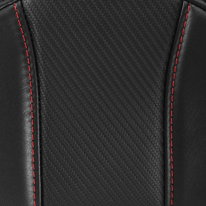 Black Front Rider Backrest for Harley Touring Road King Glide (2009-2023)