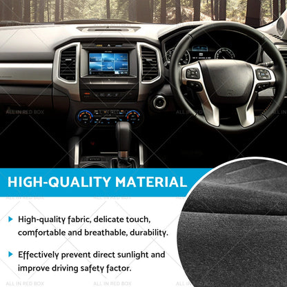 Dash Cover Mat for Ford Ranger Wildtrak Raptor (2011-2023)