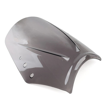 Universal Motorcycle Windshield Deflector Screen - Grey