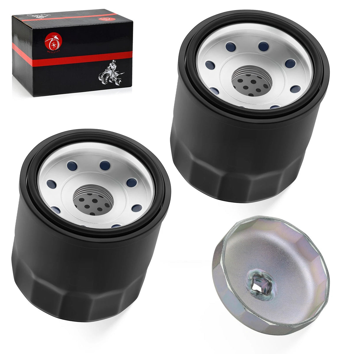Oil Filter 2 x Oil Filter for Yamaha Tenere 700 XTZ0700 (2019-2024)