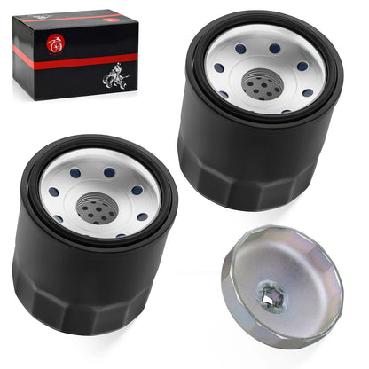 Oil Filter 2 x Oil Filter for Yamaha Tenere 700 XTZ0700 (2019-2024)