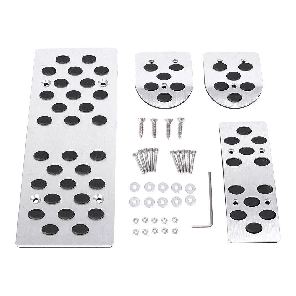 STI MT Pedals Foot Rest Pads for Subaru Legacy Outback Forester Impreza