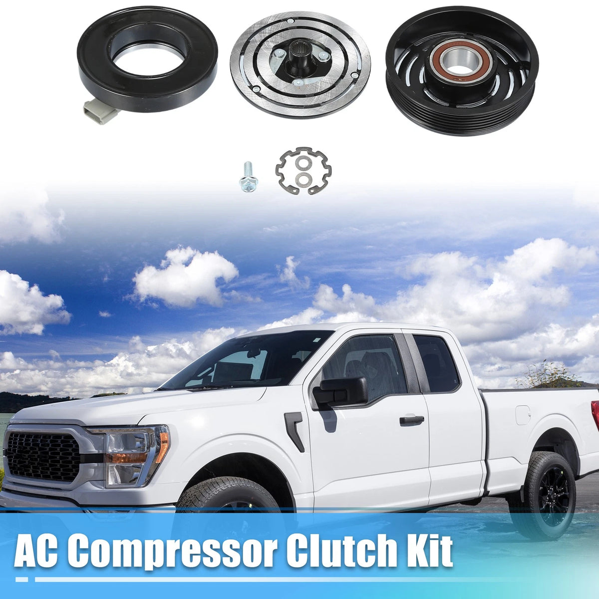 AC Compressor Clutch Set for Ford F-150 (1997-2006) A/C Repair Assembly
