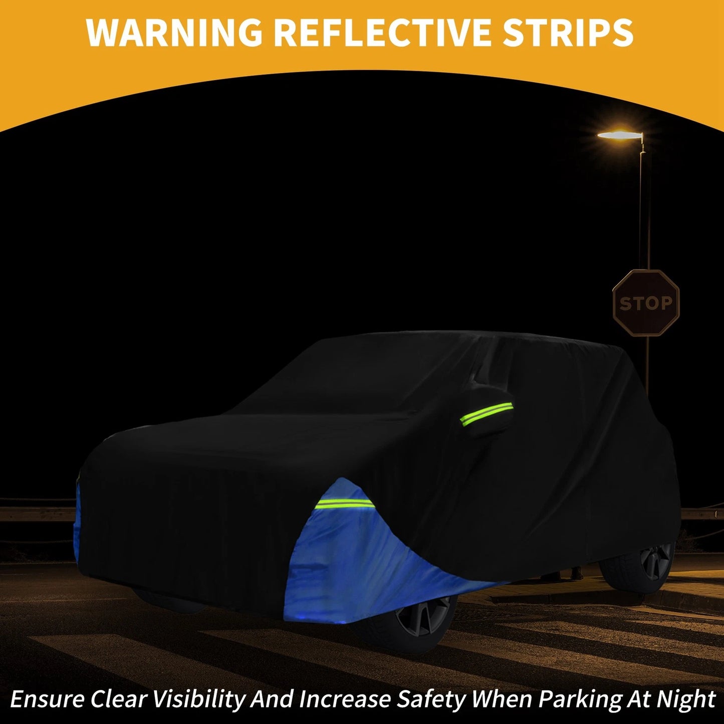 Waterproof Car Cover for Mini Cooper 2DR 2002-2021 Black Blue