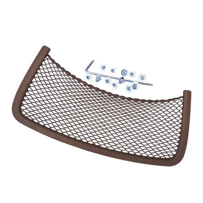 Brown Front Seat Back Net Storage Bag for Benz GL W166 (2013-2019)