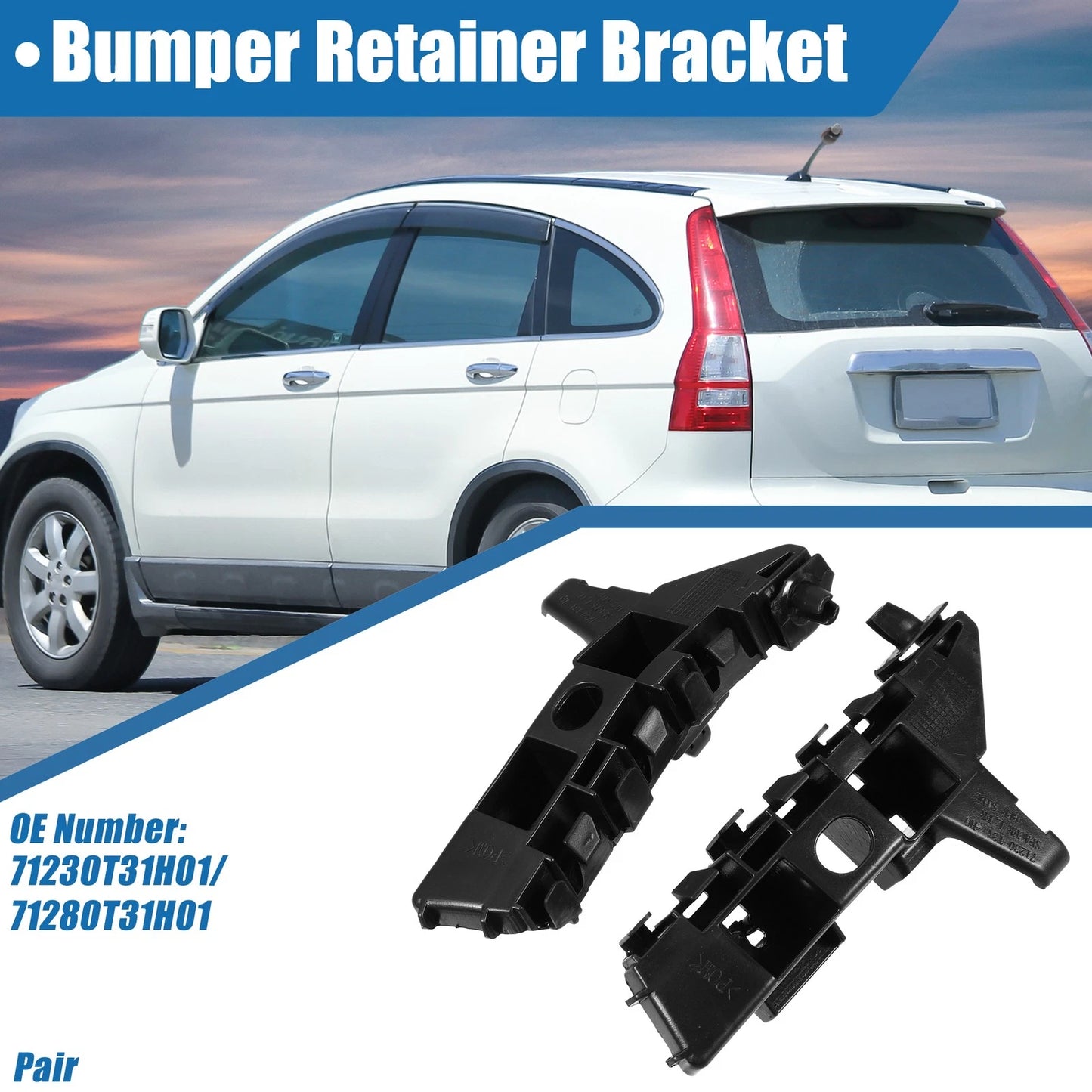 Front Left Right Bumper Bracket for Honda Civic (2022-2023)