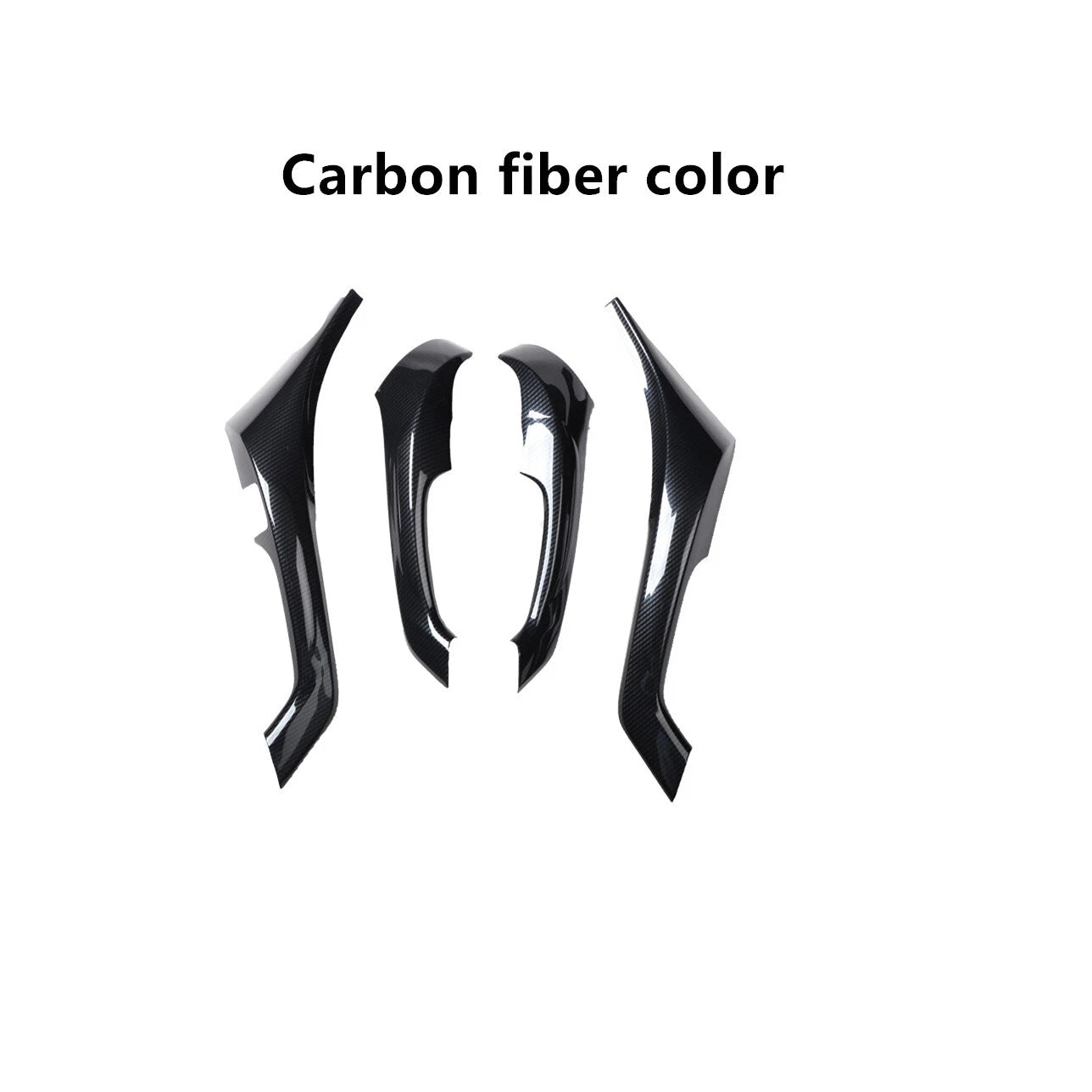 4 x Carbon Fiber Interior Door Armrest Cover Trim for Acura TSX (2009-2014)